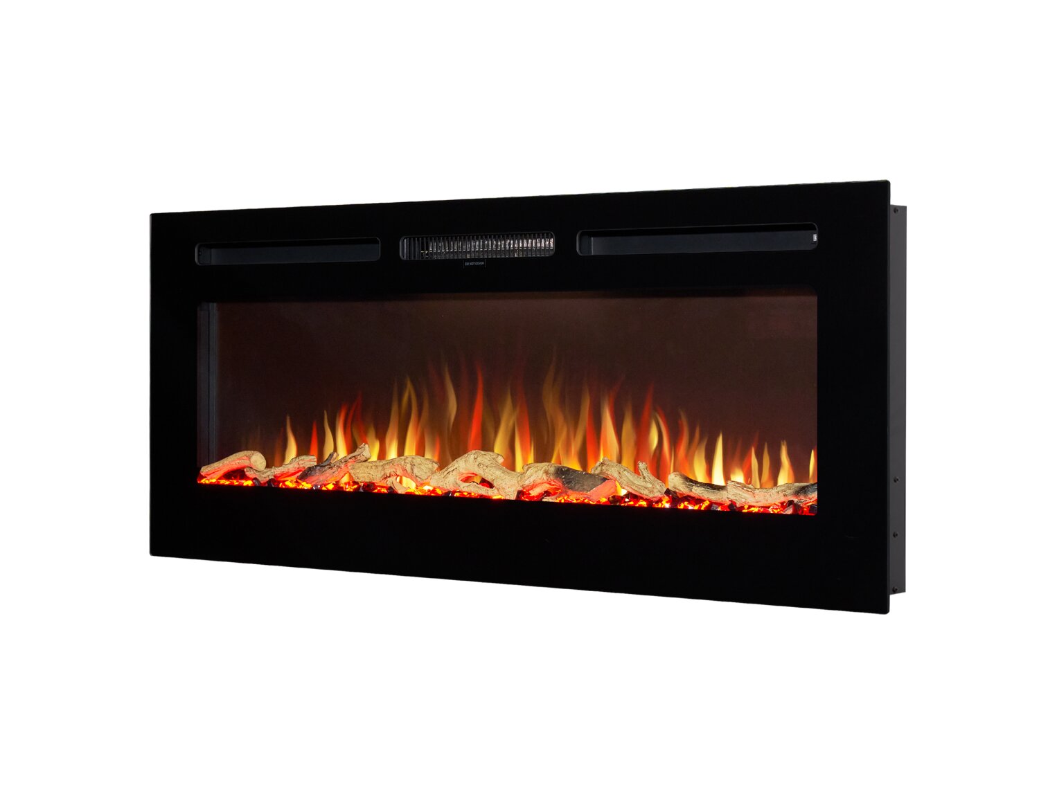 Florida Inset Series: Orlando 50 Wall Mounted Electric Fire – LED Flame Effect Technology