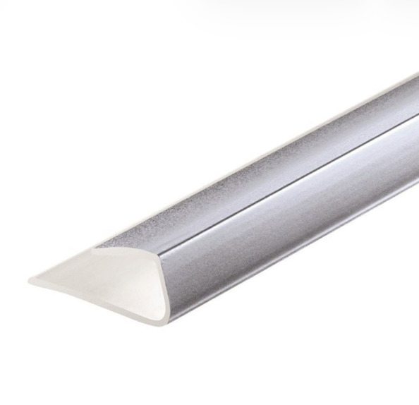 2400mm PVC Wall Panel End Cap Trim – 8mm & 10mm Options – Black, White or Chrome
