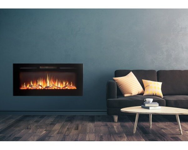 Florida Inset Series: Orlando 42 Wall Mounted Electric Fire – LED Flame Effect Technology