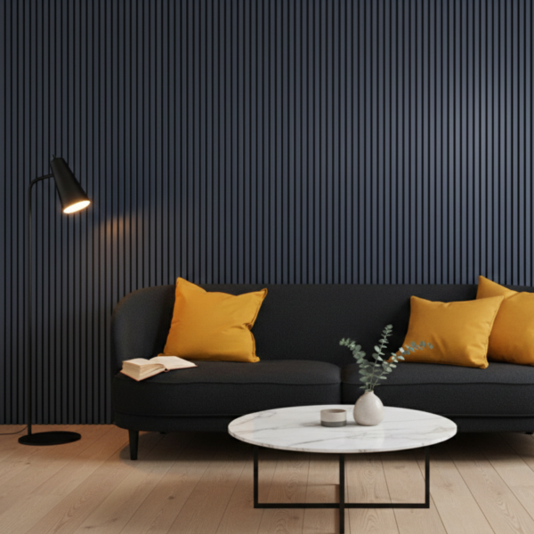 Premium Navy Acoustic Wall Panels – 2400 x 300mm